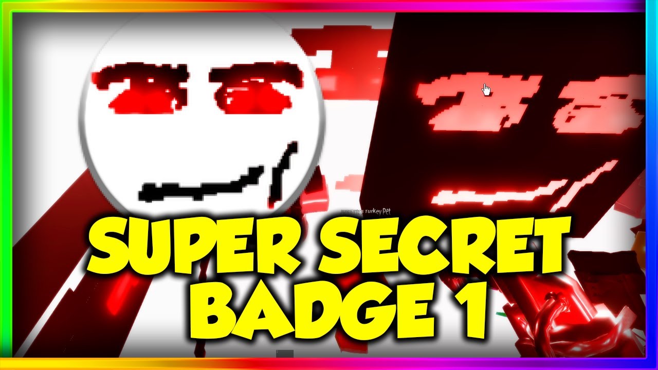 HOW TO GET SUPER SECRET BADGE 1 IN SHOOT AND EAT NOOBS | ROBLOX