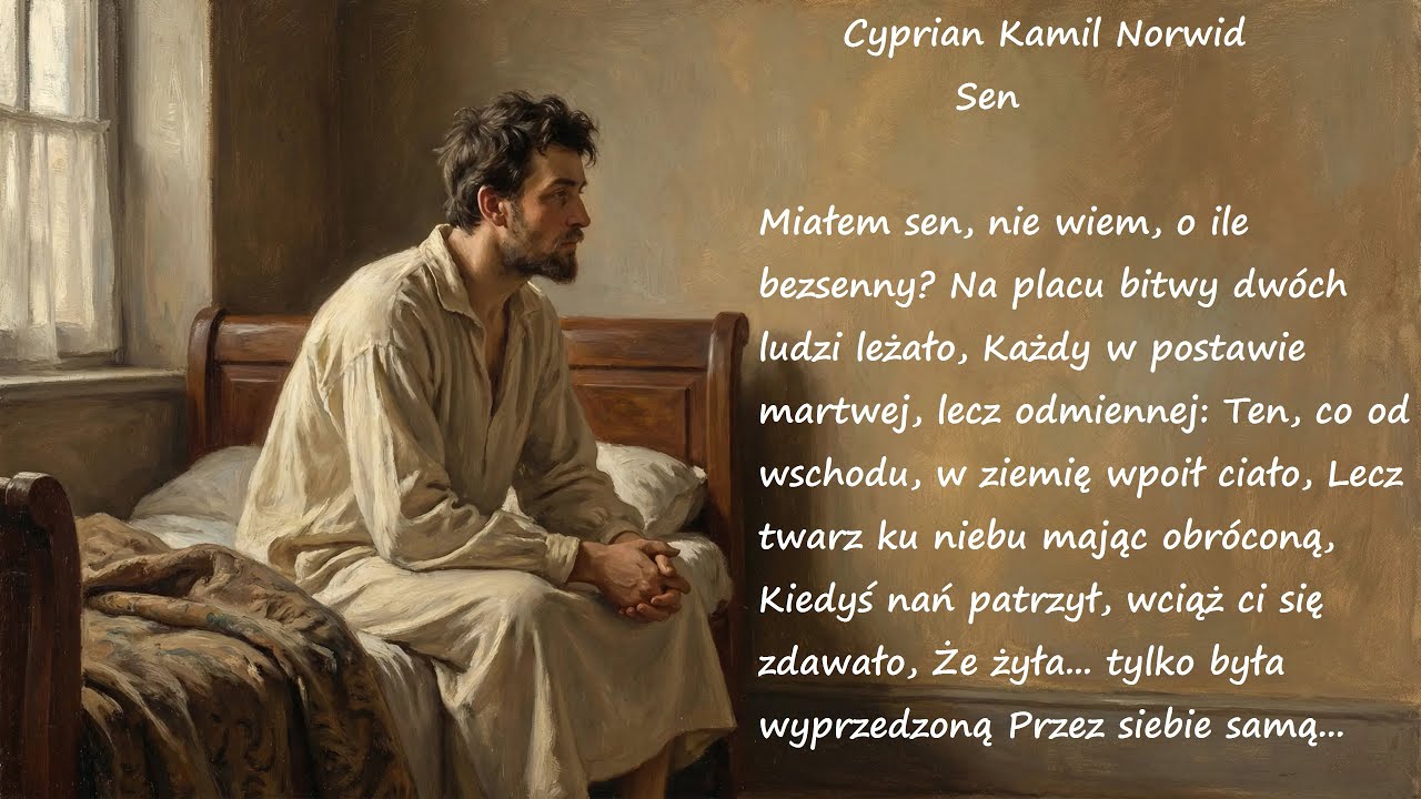 Sen Cyprian Kamil Norwid Poezje Wiersze | Poezja Dla Duszy