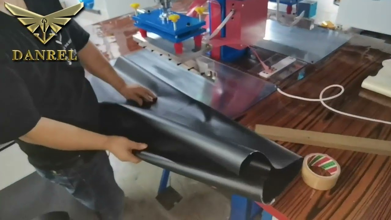 DANREL Radio Frequency Welder High Frequency PVC Tube Welding Demostration