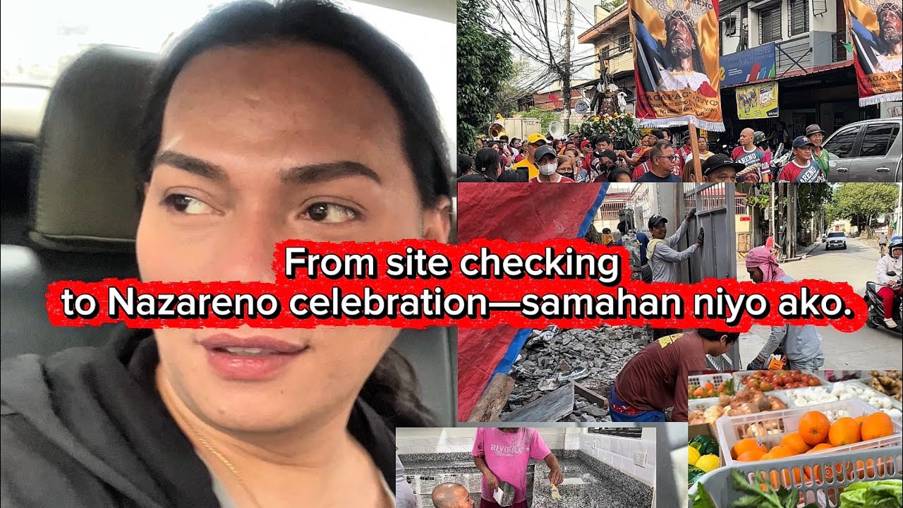 From site checking to Nazareno celebration—samahan niyo ako. 