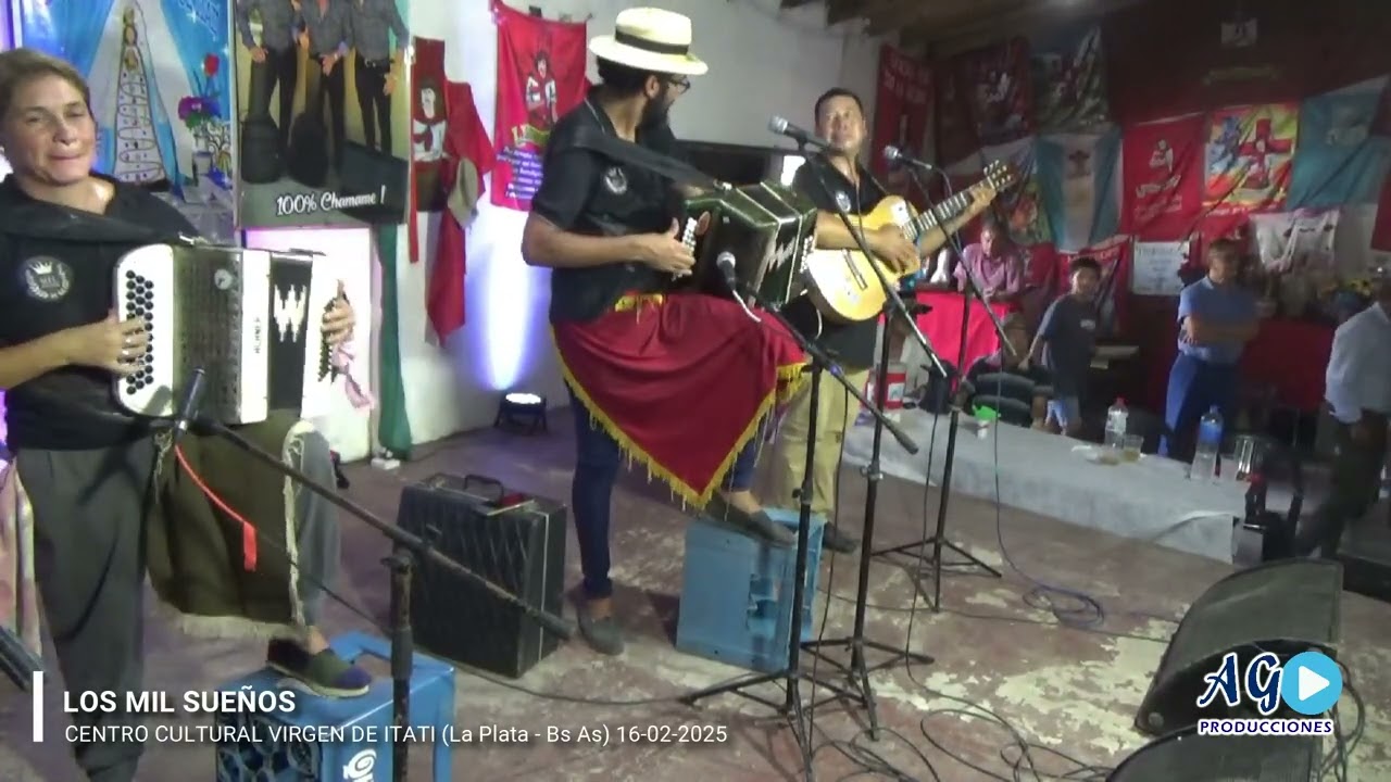 LOS MIL SUE&Ntilde;OS EN VIVO | CENTRO CULTURAL VIRGEN DE ITATI | (La Plata - Bs. As.) 16-02-2025