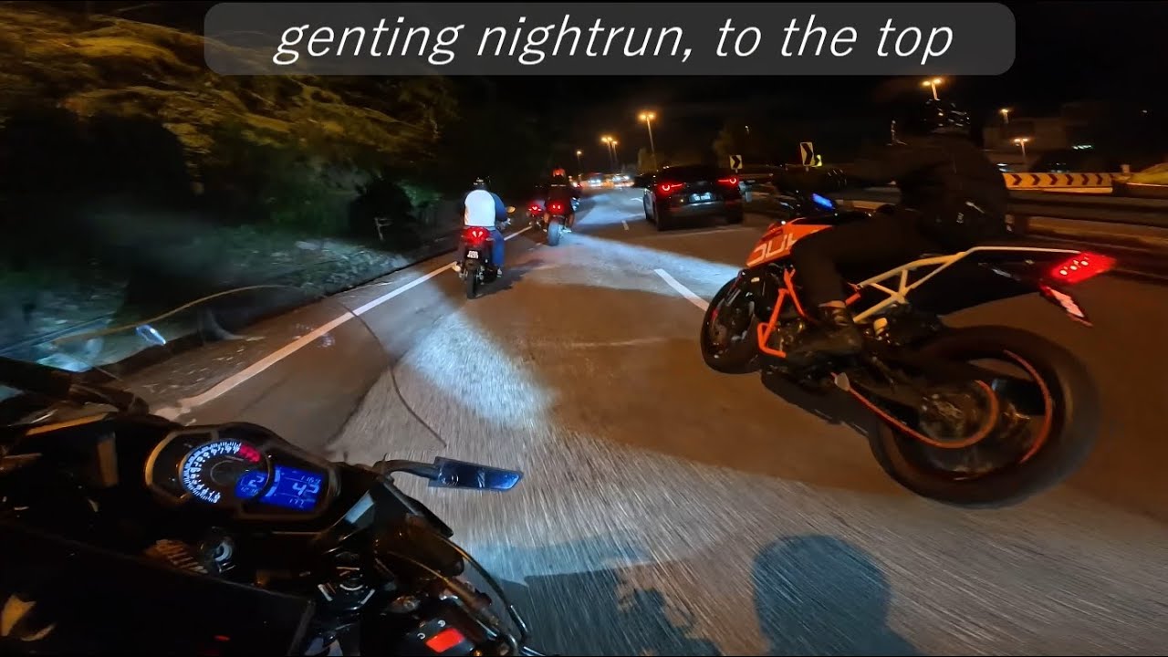 pov : genting nightrun | Modesaki Ninja250 | 4K POV PureSound