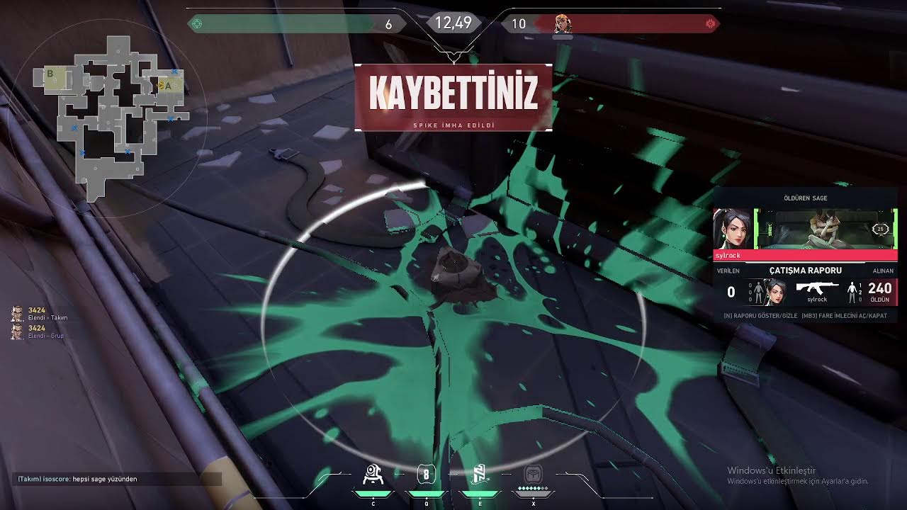 Valorant oynuyos