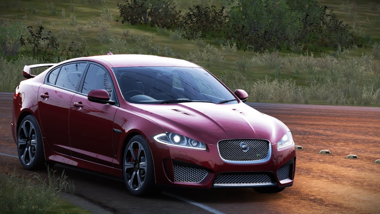 Jaguar XF RS driving l Forza Horizon 5 l Steering wheel + shifter l Gameplay