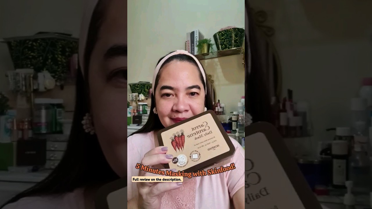 5 Minutes Masking with Skinfood! #koreanskincare #sheetmaskreview #skincare