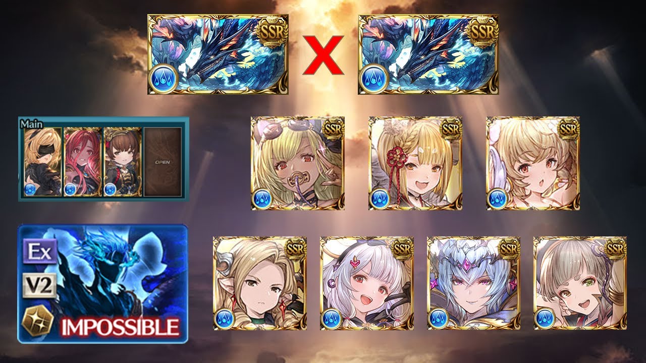 【グラブル】スパルシ(ルシゼロ) 両面マグナ3 ヤチマ 水7選 エウロペなし  無課金 /【GBF】Dark Rapture Zero Magna3 Water Yatima Europaless
