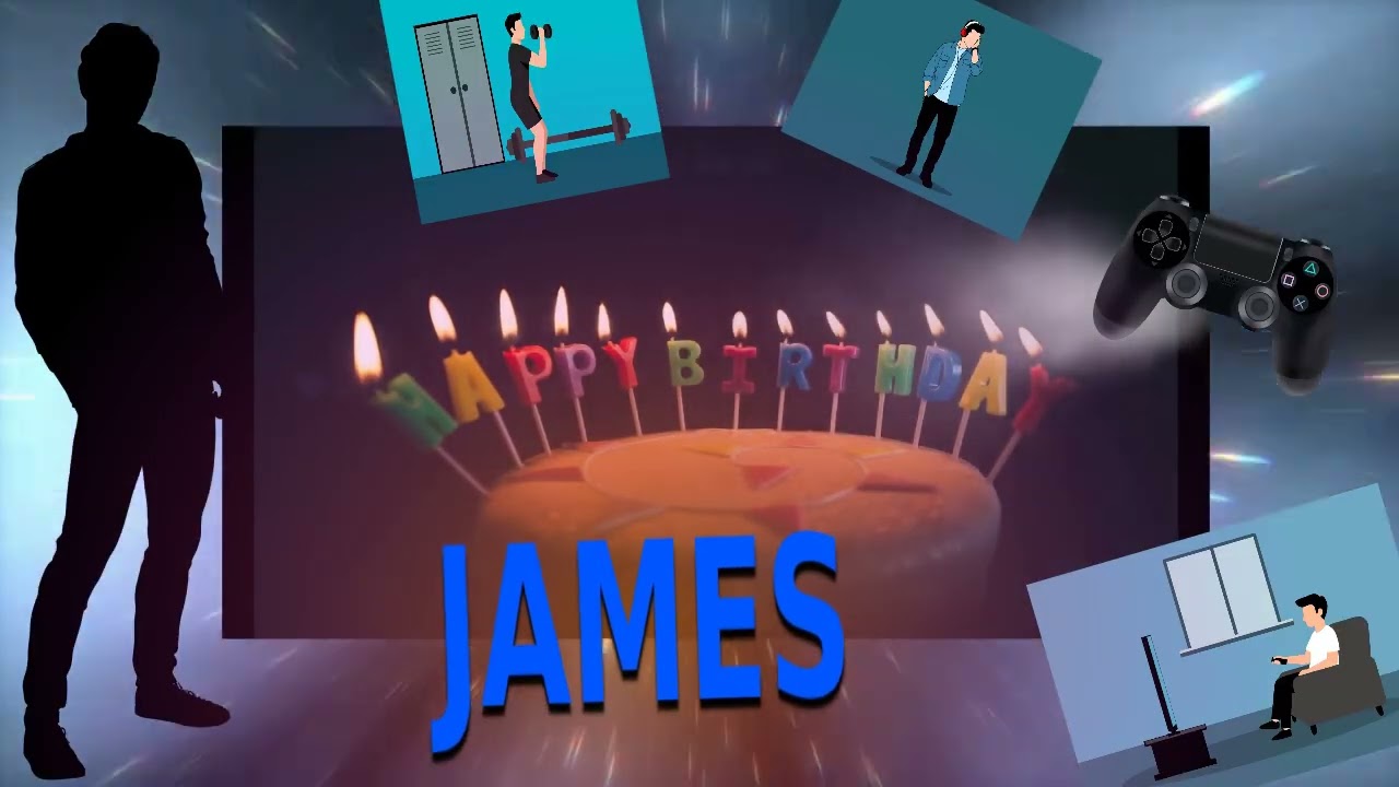 🎂 HAPPY BIRTHDAY JAMES🎈 (French Parisian Accent)