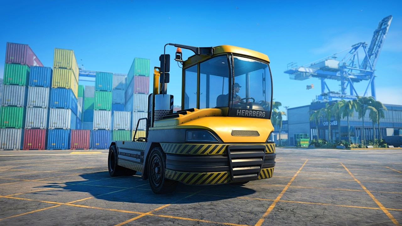 IT IS HERE! DAY 1 - DOCKED - Starting My Career in this Heavy Equipment Simulator at a Port!