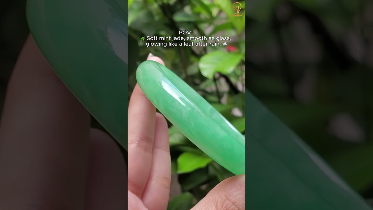Green Jade Bangle - YingMart