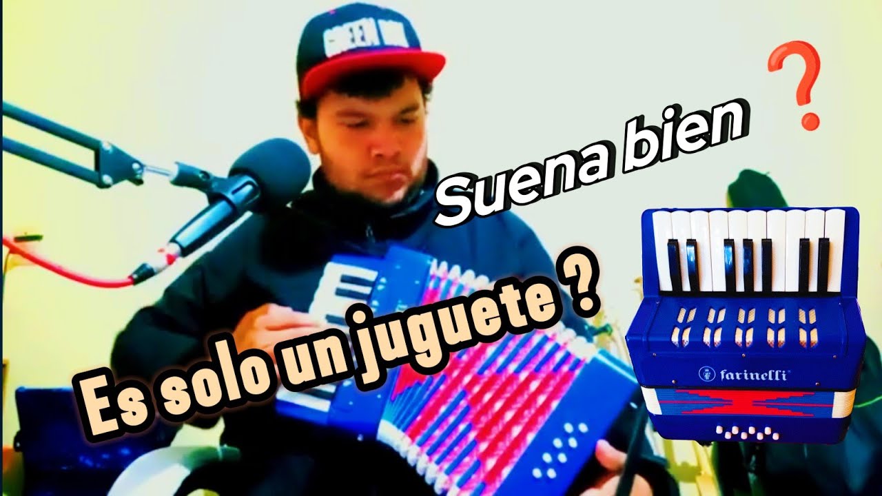 Mini acordeon farinelli es bueno? #acordeon #farinelli #acordeondeteclas #juguetes #viral 