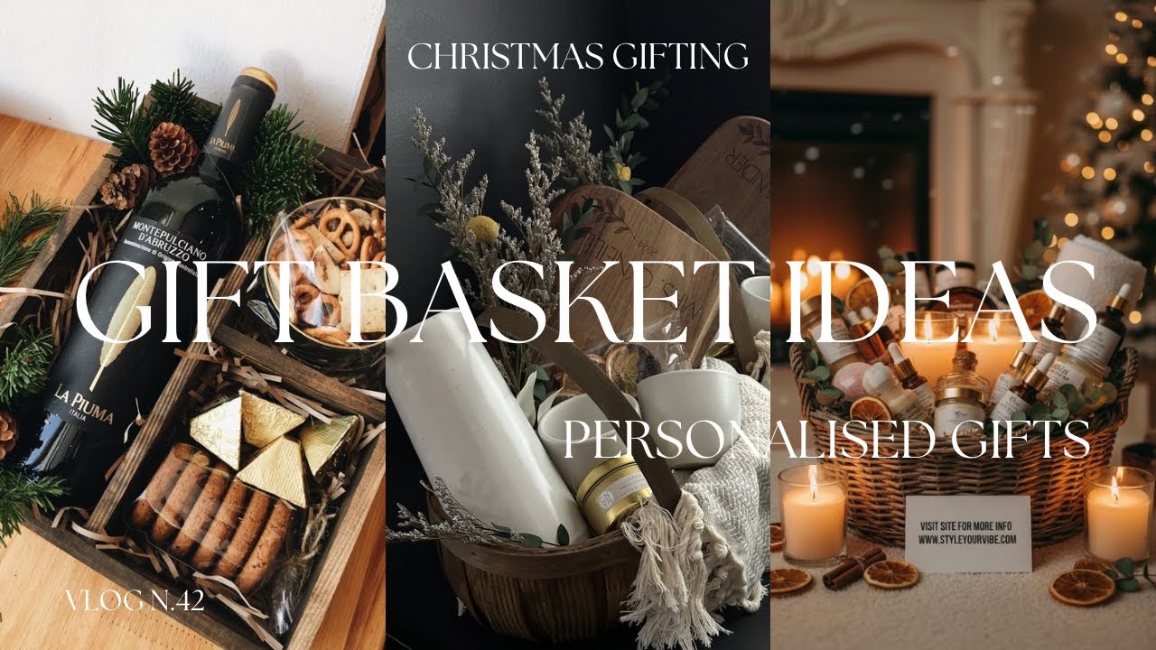 HOW TO CREATE A PERSONALIZED & AFFORDABLE GIFT BASKET. 