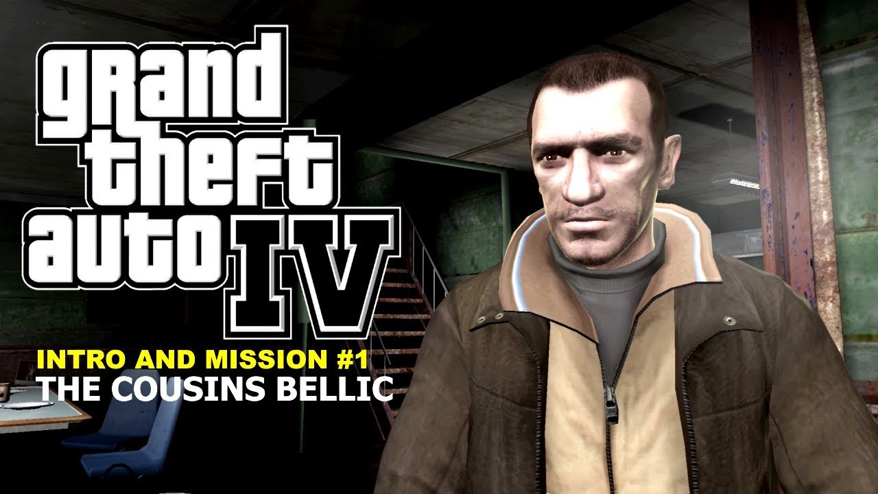 GTA 4 -  MISSION #1 - NITRO & COUSINS BELLIC  (1440p)