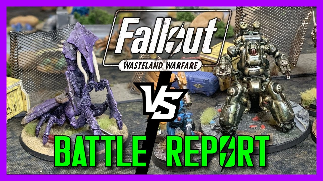 Fallout Wasteland Warfare Battle Report - Mirelurks vs. Robots - S2E3