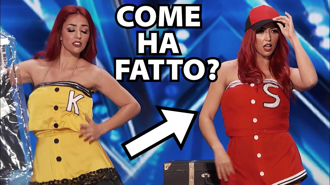 SPIEGAZIONE DELLA RAGAZZA CHE CAMBIA ABITO VELOCEMENTE