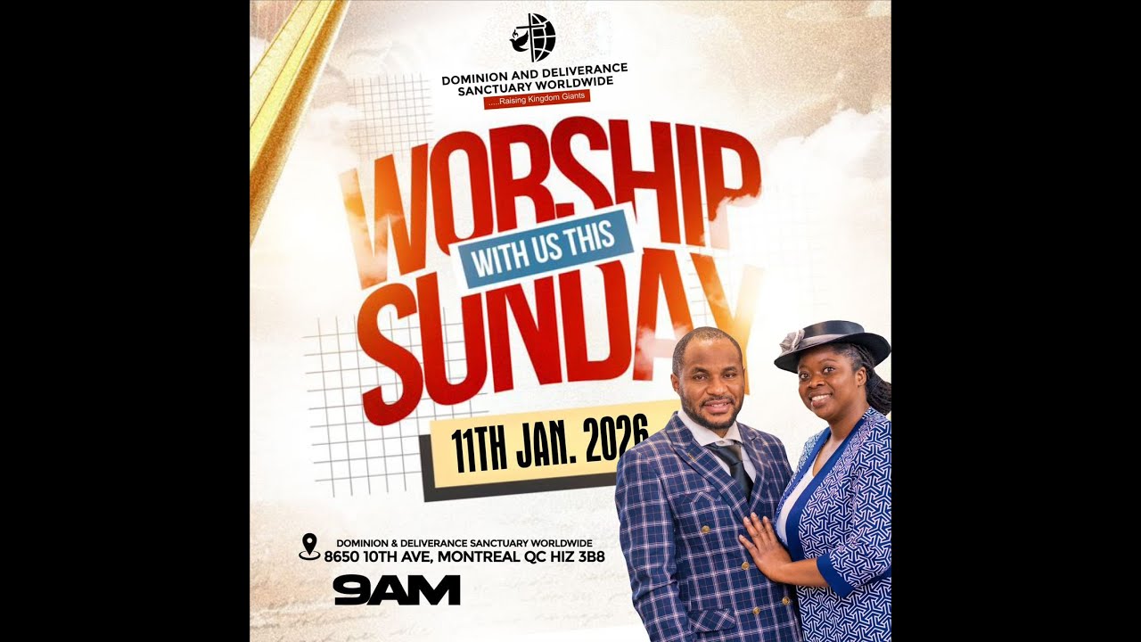 DOMINION SUNDAY SERVICE || 11TH OF JANUARY 2026