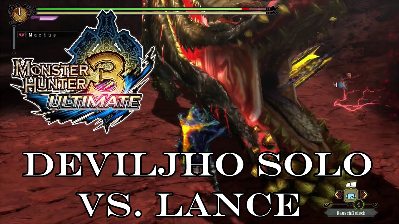 『MH3U | MH3G』Village Deviljho (Solo/Lance)  5:34