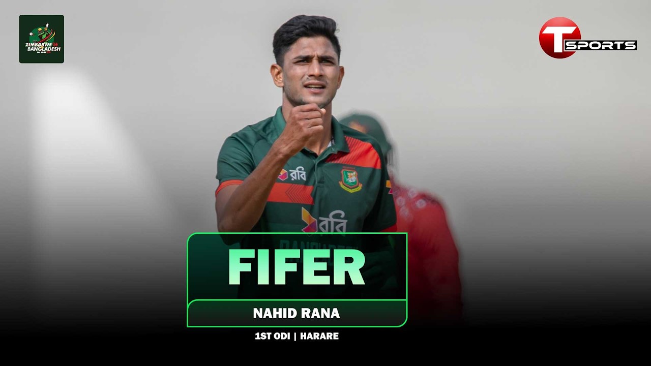 5 Wickets for Just 12 Runs! Nahid Rana doing what he does best | Nahid Rana | Bangladesh vs Zimbabwe