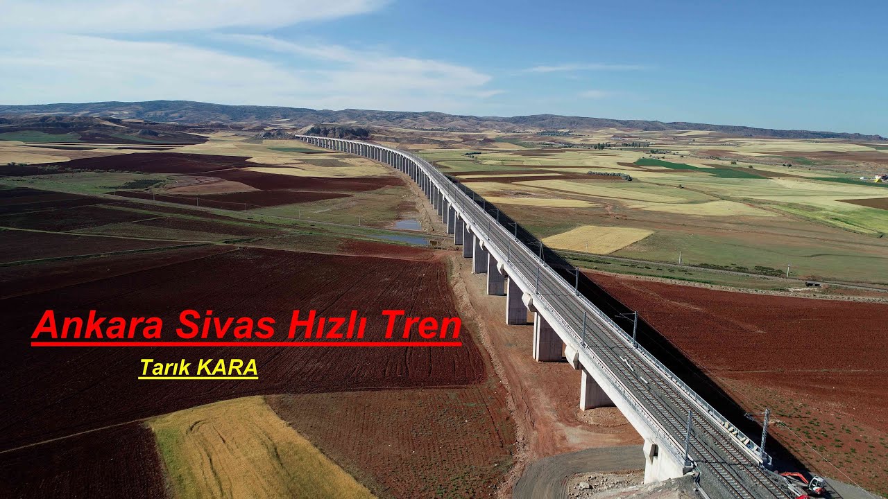 Ankara Sivas Hızlı Tren Geniş Acı lens #railway  #train #demiryolu