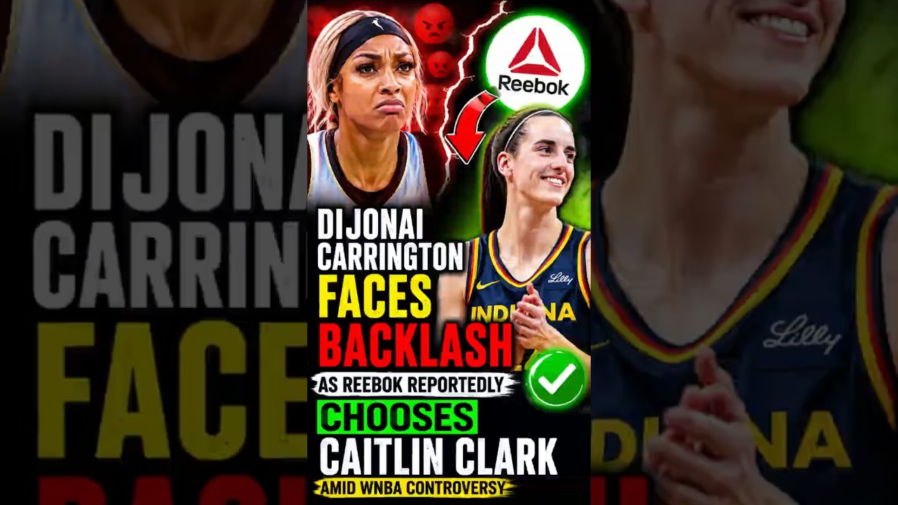 DIJONAI CARRINGTON FACES MAJOR REEBOK BACKLASH! #caitlinclark