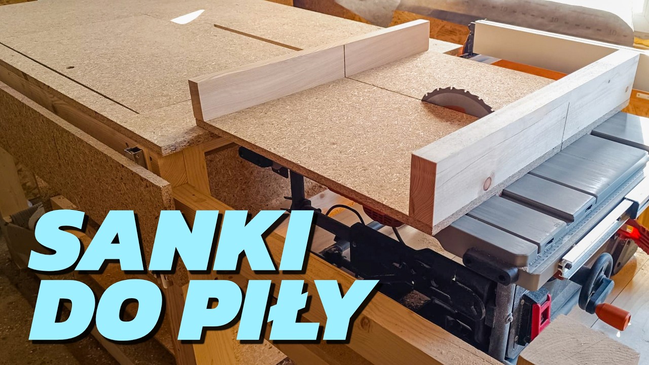 Sanki/Przykładnica do piły stołowej DIY