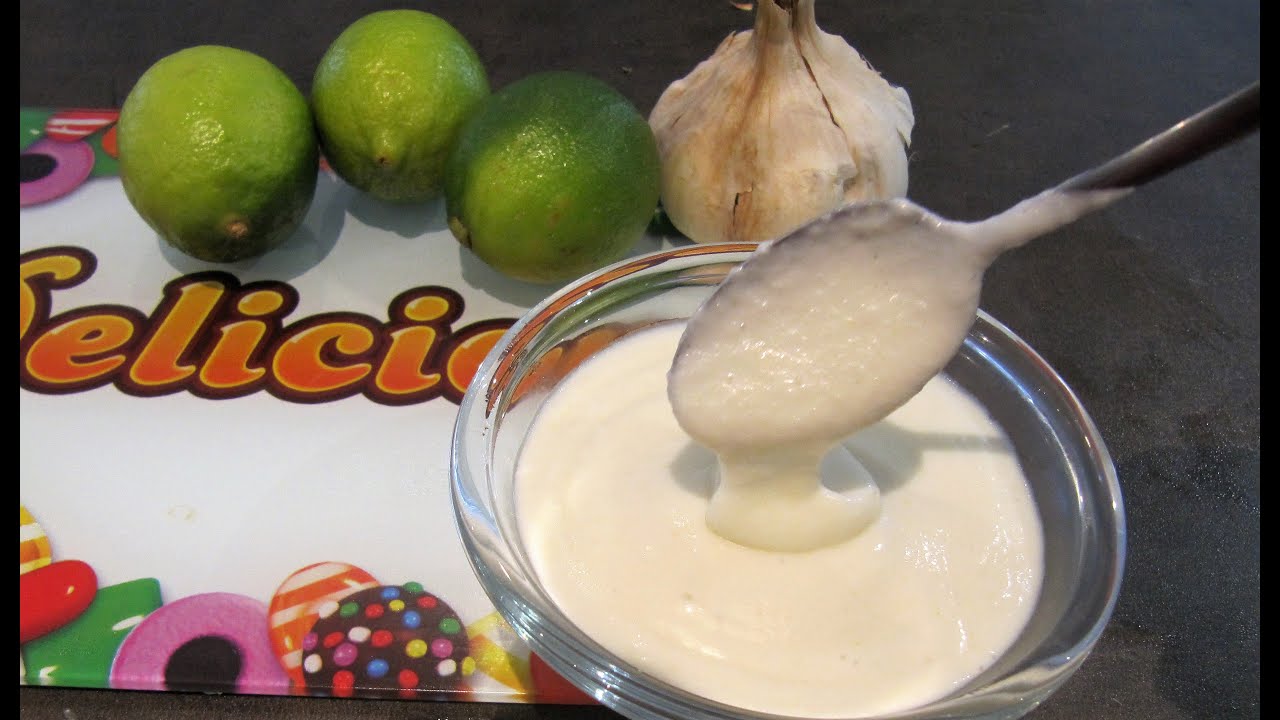 Crème d'ail TOUM Libanais facile