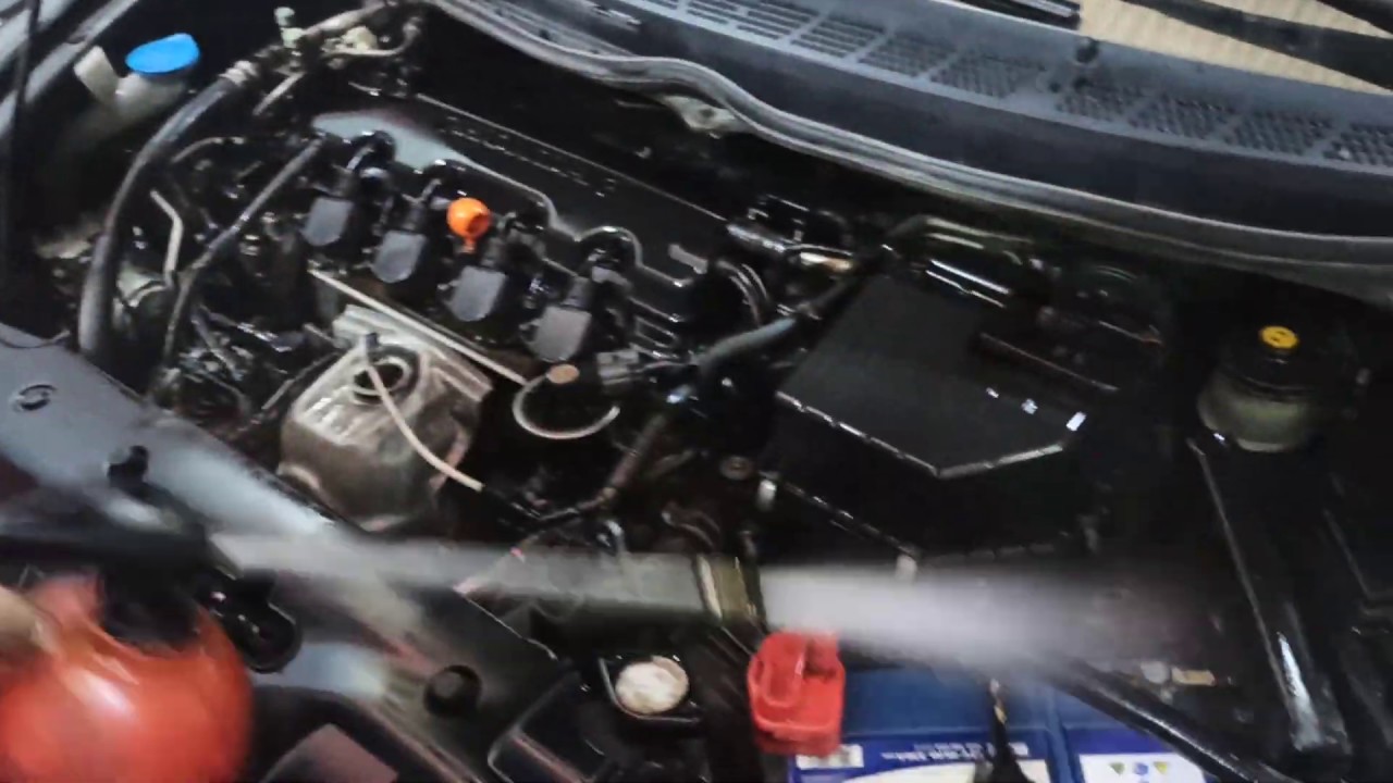 Honda Civic Motor Temizlik // Honda Civic Bakım Sonrası Motor Temizliği