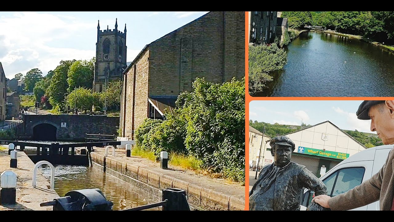 TO SOWERBY BRIDGE FOR A WALK ALONG THE CANAL