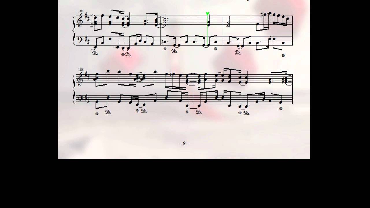 ピアノ楽譜で Good-bye Chalon (Long Version) Piano Version