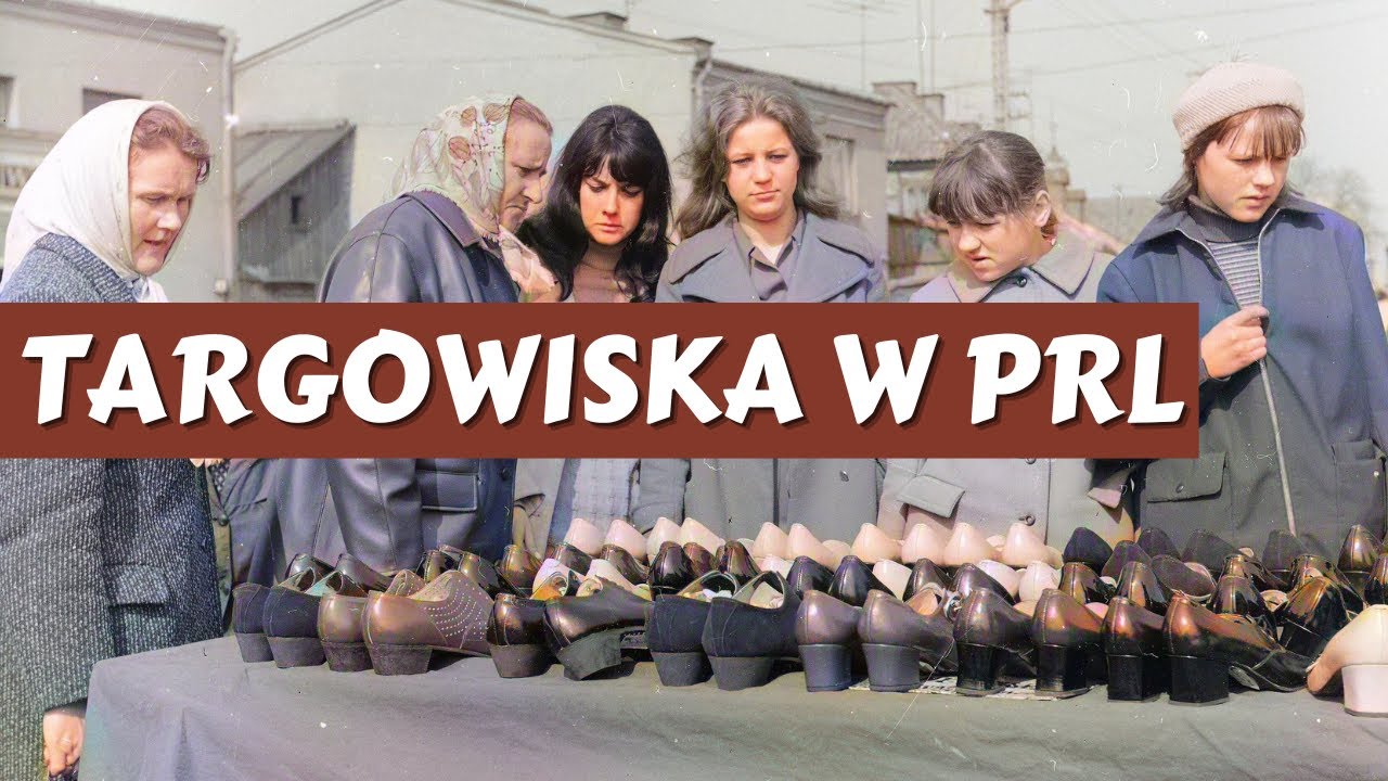 Targowiska w PRL w latach 1947 - 1982 na starych zdjęciach