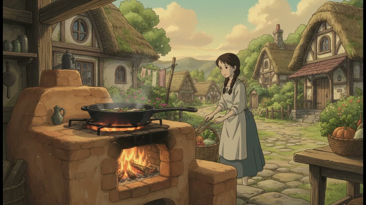 A Peaceful Winter Week With My Grandparents, Where Quiet Moments Warm the Heart | Ghibli Style Video