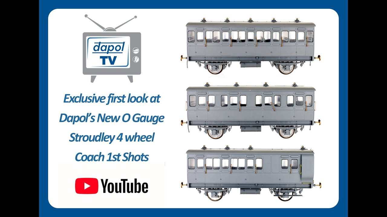 Stroudley 4 Wheel Coach O Gauge 1st Shots
