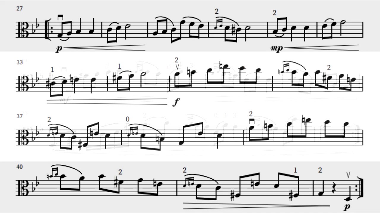 Chopin Waltz for Viola - Sheet Music Play-Along