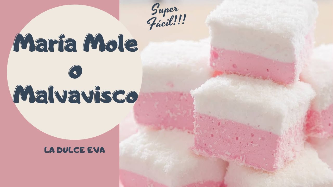 Cómo hacer MALVAVISCOS o MARÍA MOLE  | @La Dulce Eva