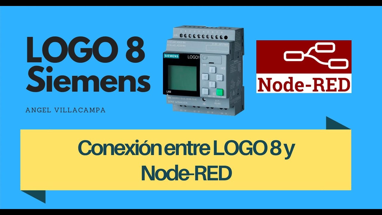 Conexión entre NODE-Red y LOGO 8