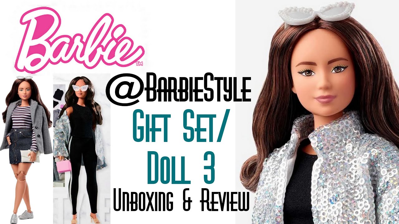 🕶️ @BARBIESTYLE GIFT SET DOLL 3 👑 EDMOND'S COLLECTIBLE WORLD 🌎 UNBOXING & REVIEW BARBIE STYLE