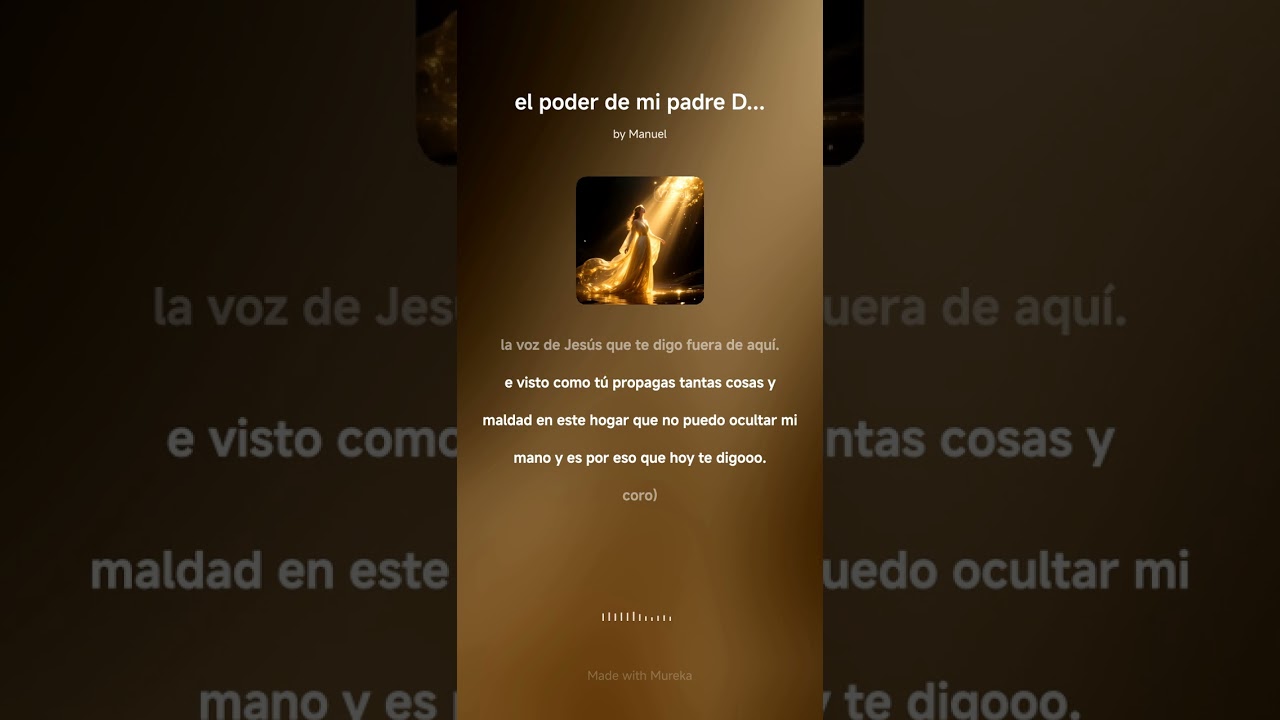 El poder de mi padre Dios 
