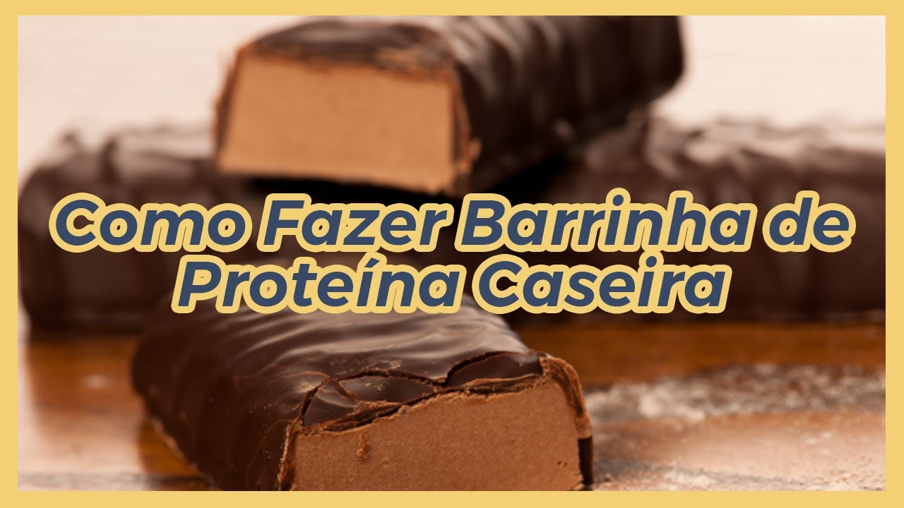 Barrinha de Proteína Caseira | Receita Fácil, Saudável e Sem Conservantes
