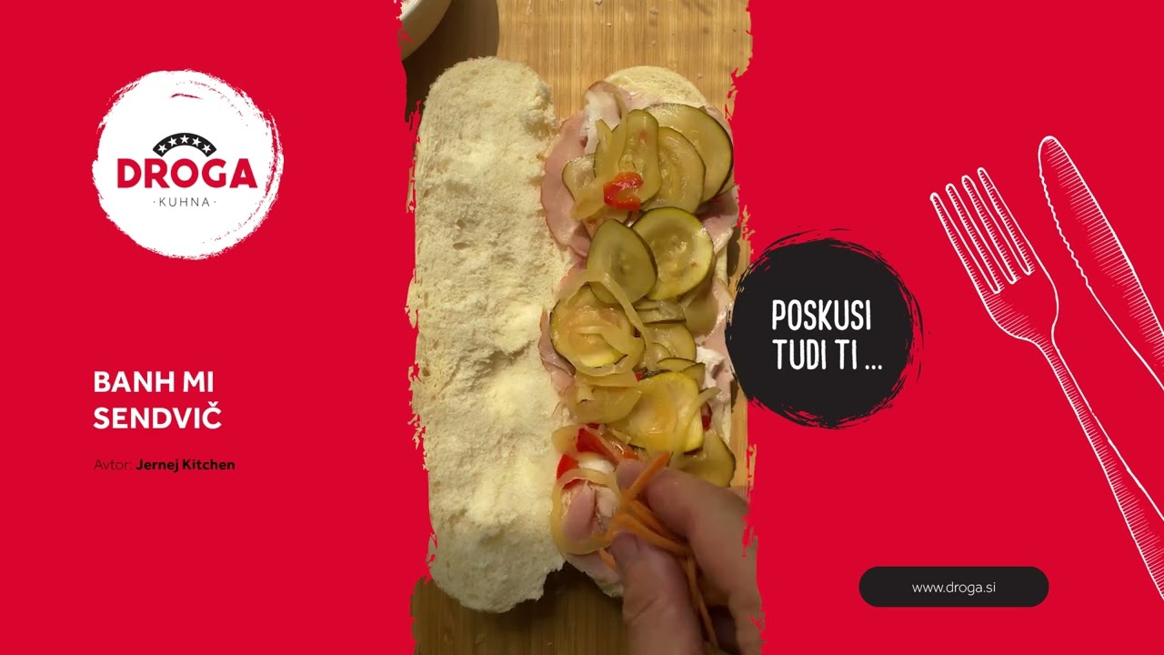 DROGA ® / KUHNA – Banh Mi sendvič
