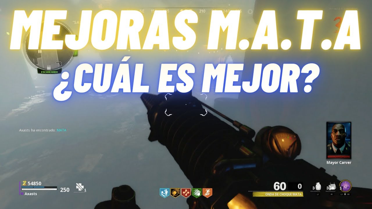 ¿CUÁL ES MEJOR? - MEJORAS ARMA ESPECIAL M.A.T.A - COLD WAR ZOMBIES