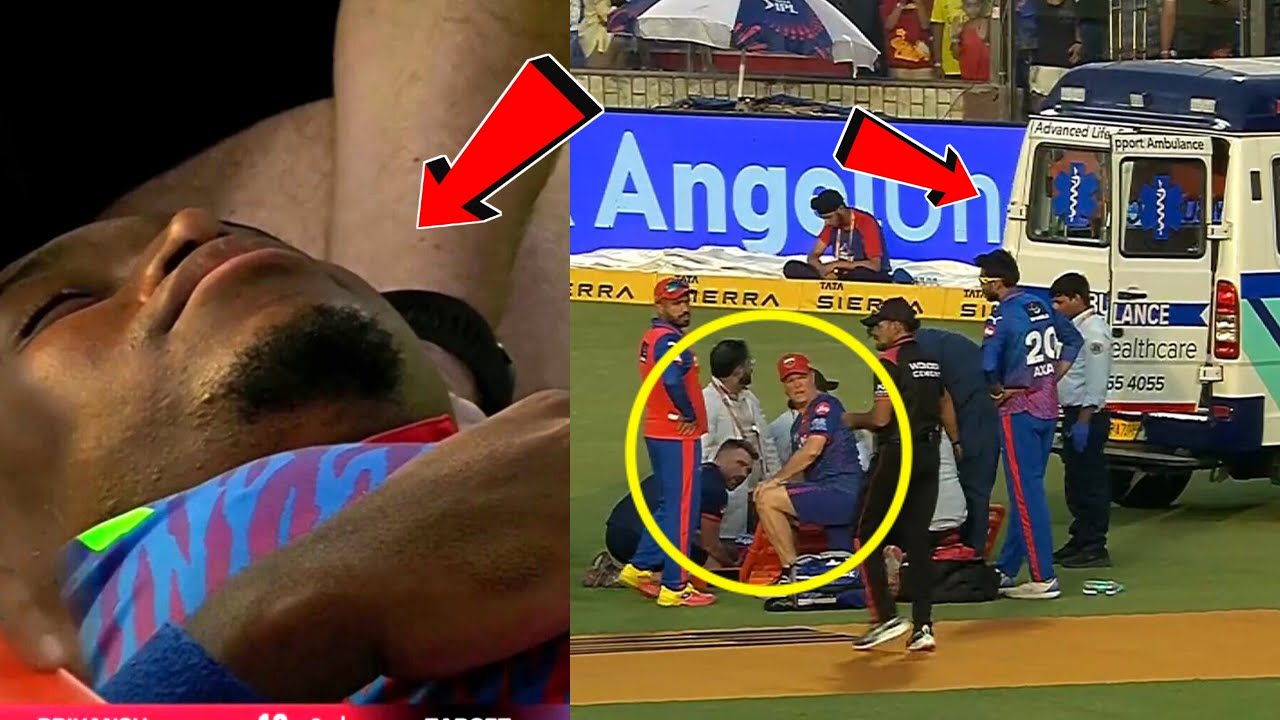 Lungi Ngidi Injury today match - Lungi Ngidi Injured During DC Vs PBKS- Lungi Ngidi Today Injury .