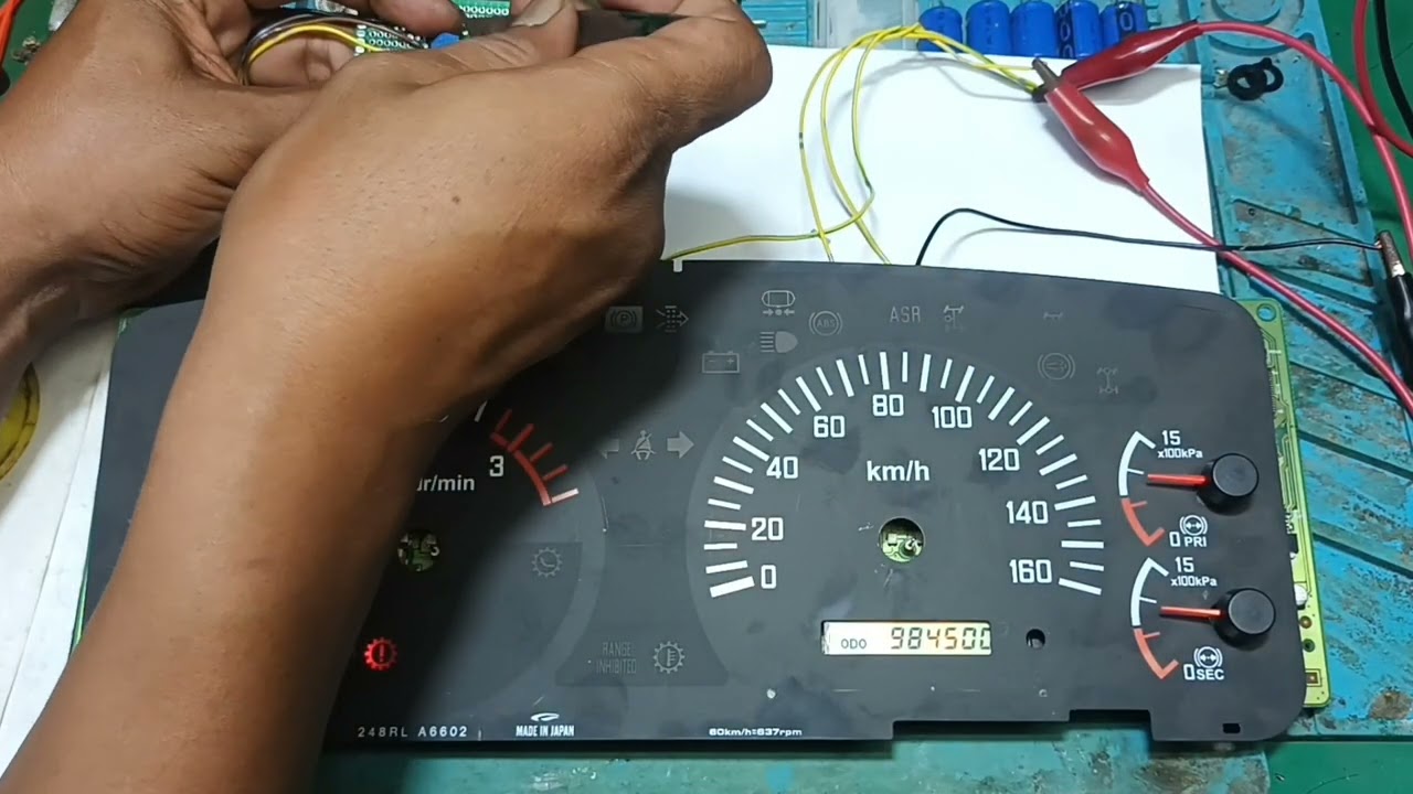 ซ่อมเรือนไมล์Isuzu Forward FTR 240 วงจรความเร็ว 25P 8P วงจรเกจวัดลม1,2