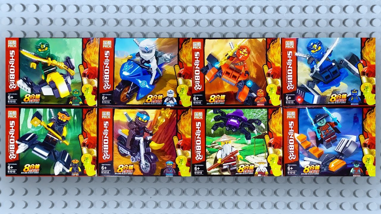 LEGO Ninjago Season 11 Secrets of the Forbidden Spinjitzu Minifigures (knock-off) PRCK 61010