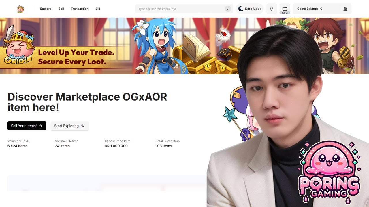 Introduce About Marketplace Ragnarok OGxAOR