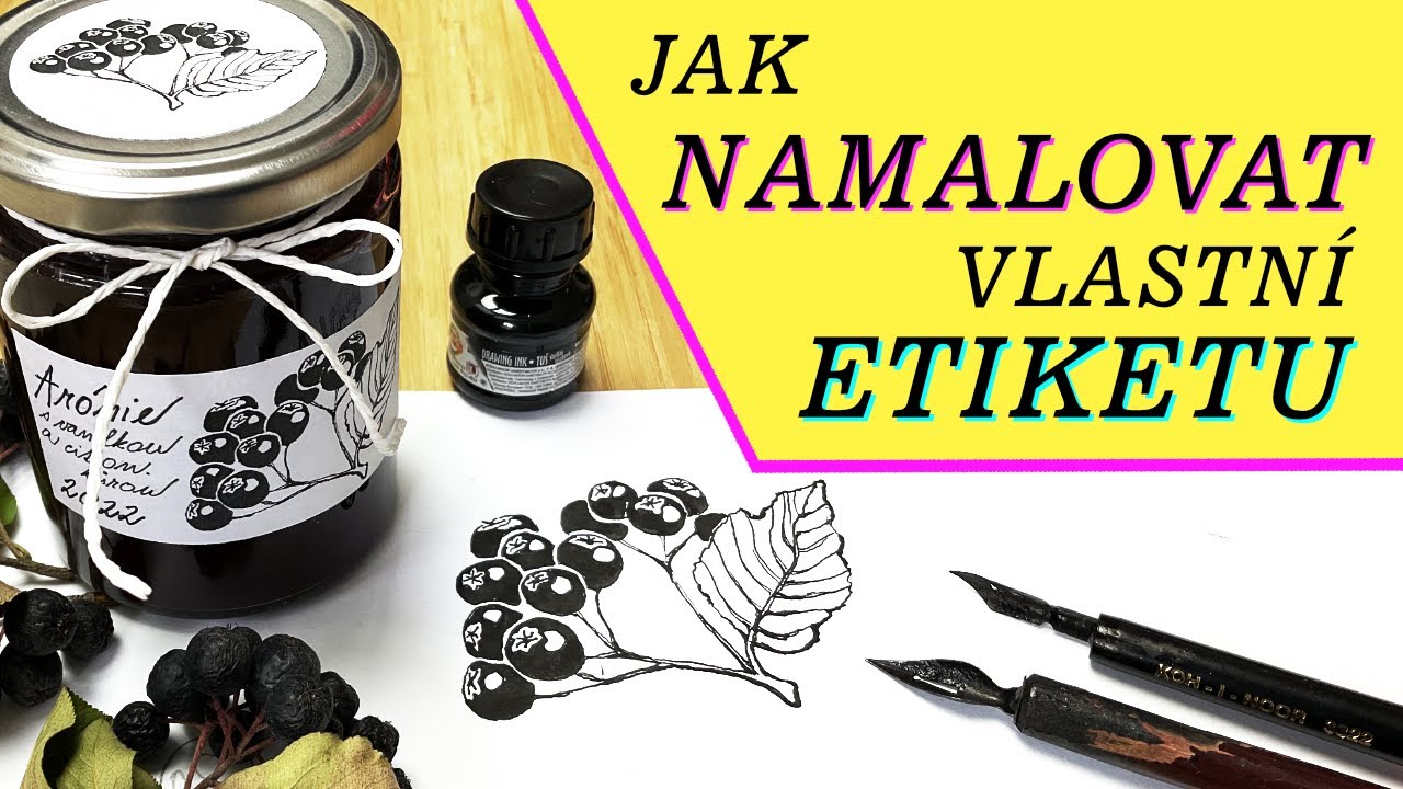 Perokresba: Jak namalovat vlastní etiketu