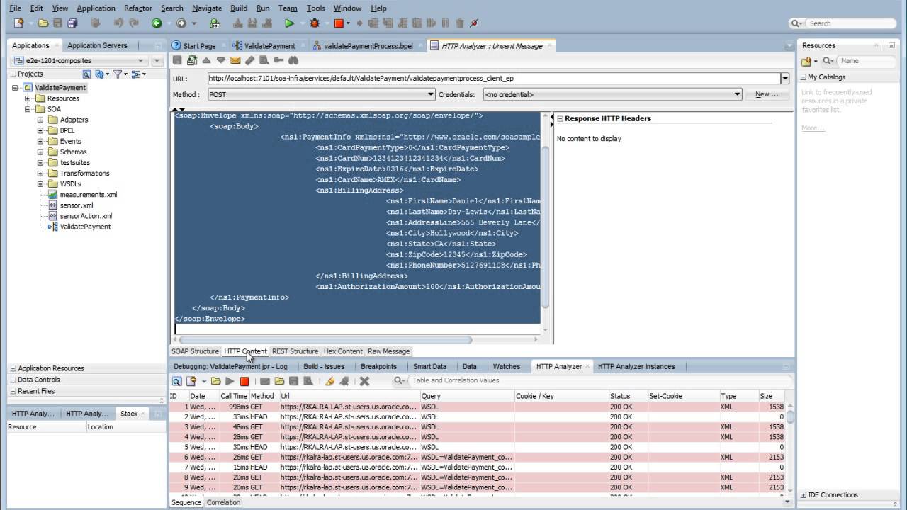 Oracle SOA Suite 12c - Using the SOA Debugger in JDeveloper