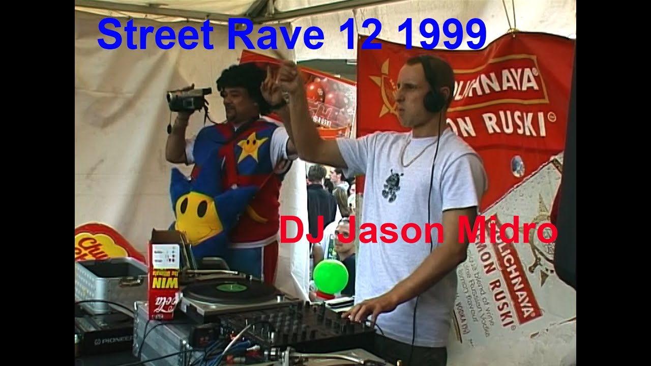 DJ Jason Midro - Street Rave 12 - Brunswick Street 1999.