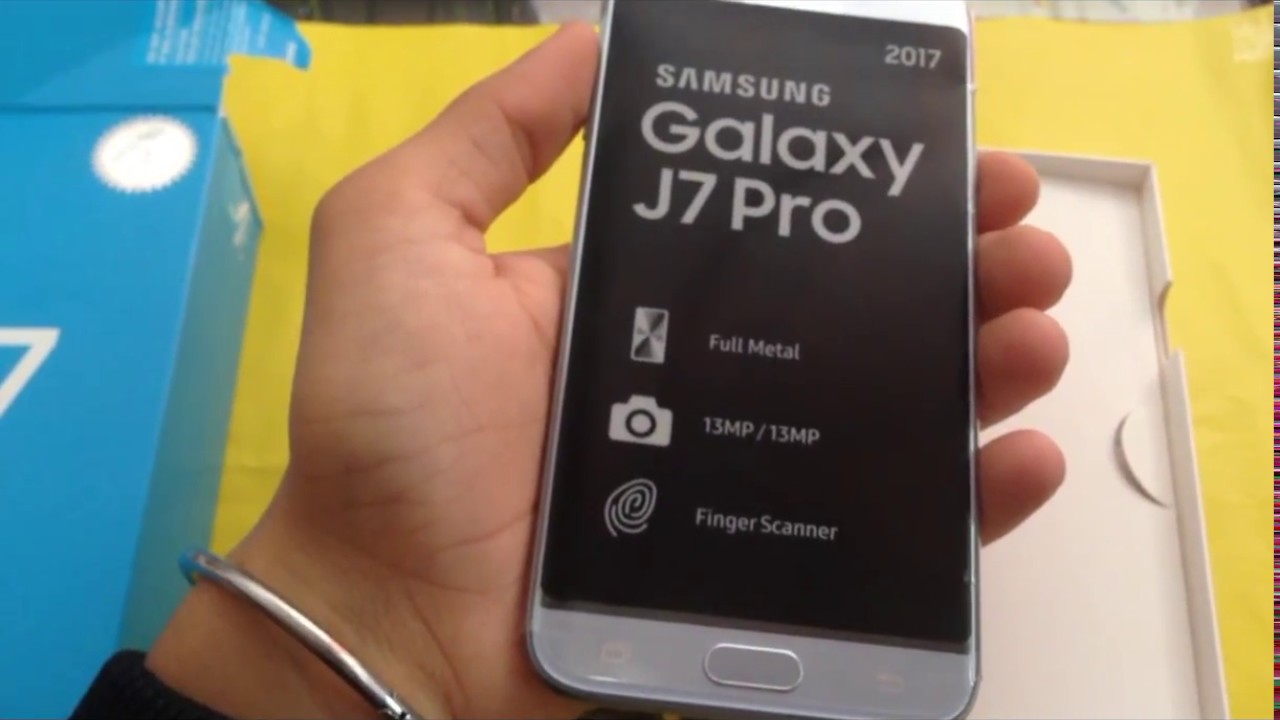 Unboxing J7 pro 2017