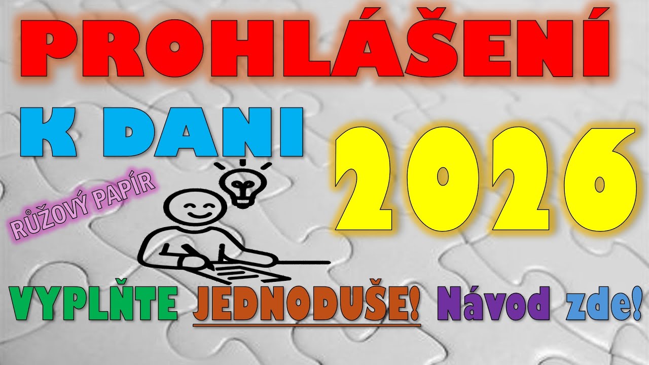 JAK VYPLNIT✍️ PROHLÁŠENÍ POPLATNÍKA 2026 2️⃣0️⃣2️⃣6️⃣‼️ JEDNODUCHÝ NÁVOD #praktickeucetnictvi