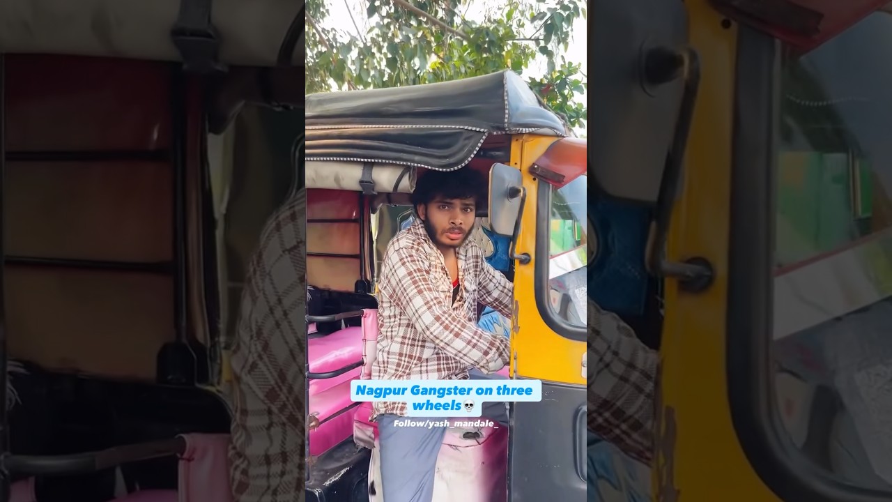Nagpur Gangster on three wheels💀 