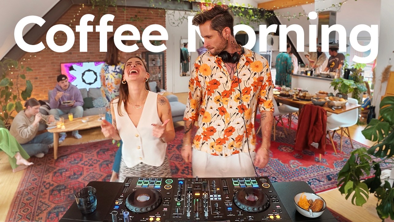 Groovy Jazz Brunch House Music Mix - Feel Good DJ Set with Family & Friends!